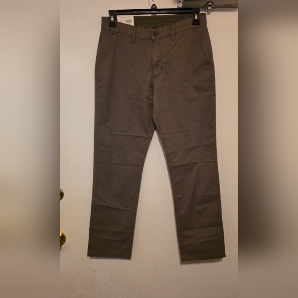 English Laundry Men's Dark Green Chinos